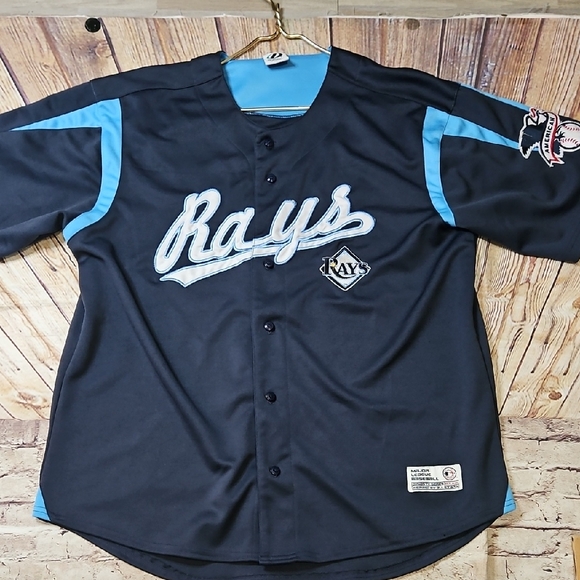 True Fan MLB Tampa Bay‎ Rays Amerian League Baseball Jersey Size Xl - Picture 1 of 5